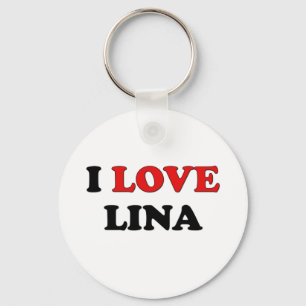 Llavero Amo a Lina