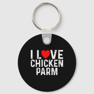 Llavero Amo a los amantes del pollo Parm Lovers Divertido