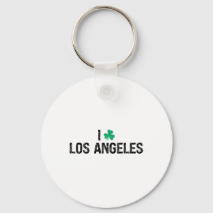 Llavero Amo a Los Ángeles Trébol de Trébol Día de San Patr