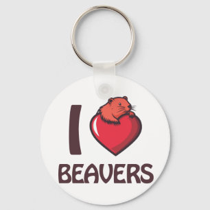 Llavero Amo a los Beavers