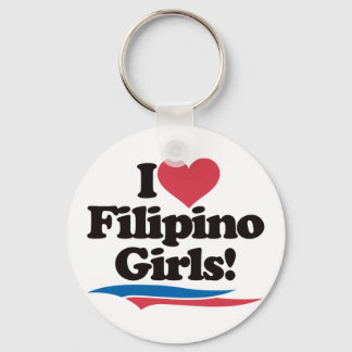 Llavero Amo a los Chicas filipinos