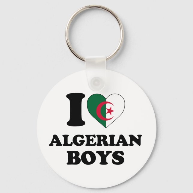 Llavero Amo a los chicos argelinos (Anverso)