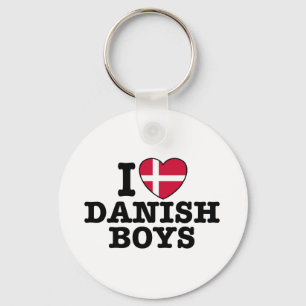 Llavero Amo a los chicos daneses