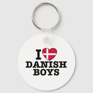 Llavero Amo a los chicos daneses