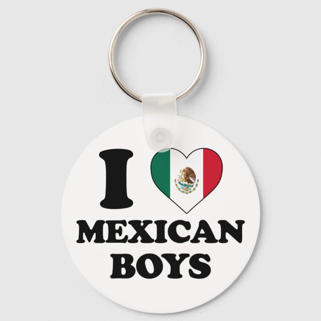 Llavero Amo a los chicos mexicanos (Anverso)