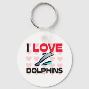 Llavero Amo a los delfines
