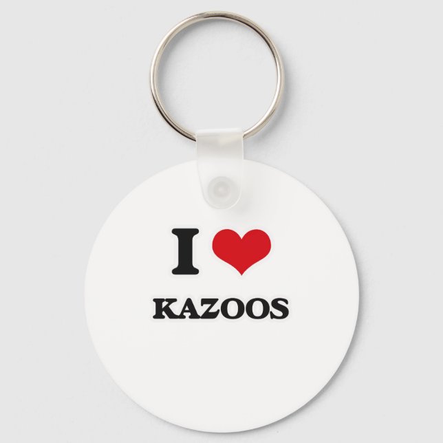 Llavero Amo a los Kazoos (Anverso)