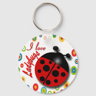 Llavero Amo a los Ladybugs