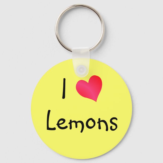 Llavero Amo a los Lemons (Anverso)