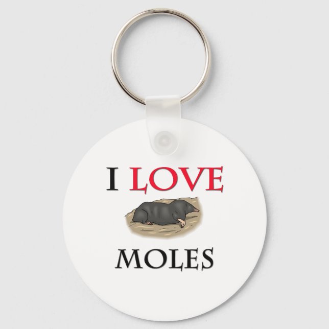 Llavero Amo a los Moles (Anverso)