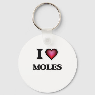 Llavero Amo a los Moles