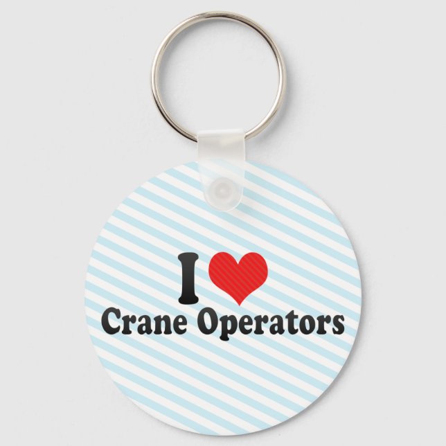 Llavero Amo A Los Operadores De Crane (Anverso)