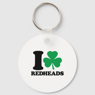 Llavero Amo a los pelirrojos - I Heart Redheads - St Patri