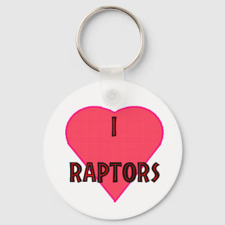 Llavero Amo a los raptores Keychain