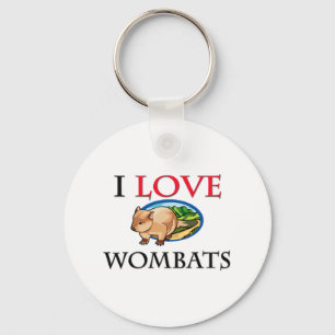Llavero Amo a los wombats