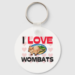 Llavero Amo a los wombats