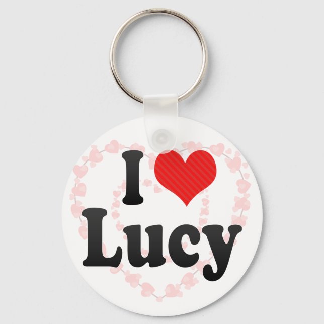 Llavero Amo a Lucy (Anverso)