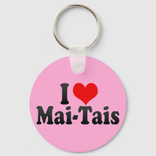 Llavero Amo a Mai-Tais