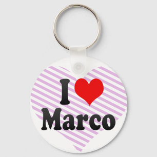 Llavero Amo a Marco