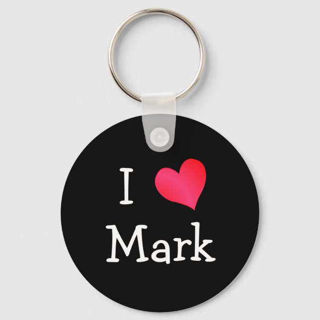 Llavero Amo a Mark (Anverso)
