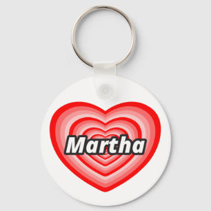 Llavero Amo a Martha
