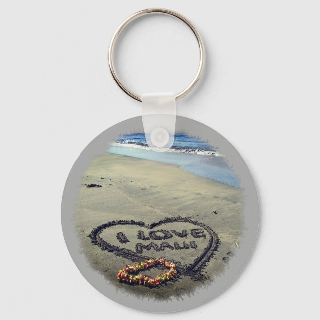 Llavero Amo a Maui (Anverso)