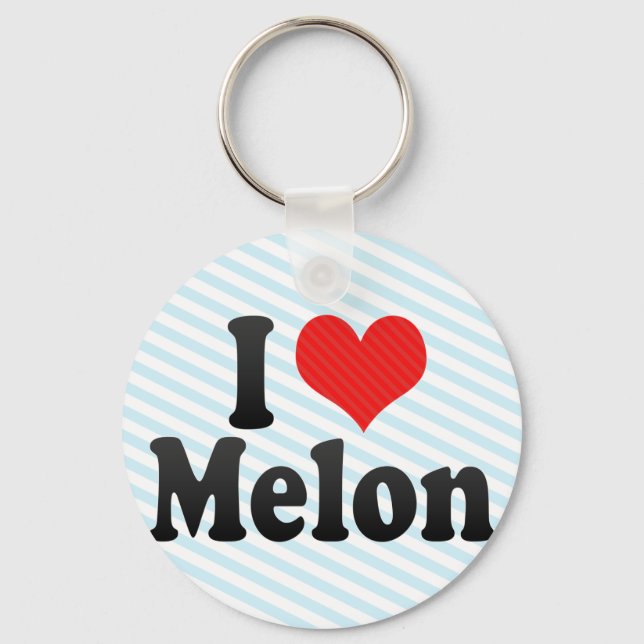 Llavero Amo a Melon (Anverso)