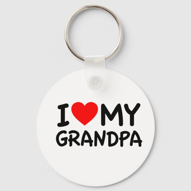 Llavero Amo a mi abuelo (Anverso)