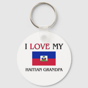 Llavero Amo a mi abuelo haitiano