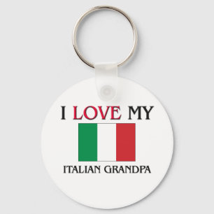 Llavero Amo a mi abuelo italiano