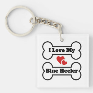 Llavero Amo a mi Blue Heeler