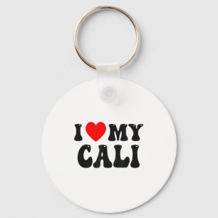 Llavero Amo a mi Cali divertido día de San Valentín Corazó