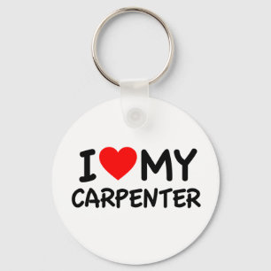 Llavero Amo a mi carpintero
