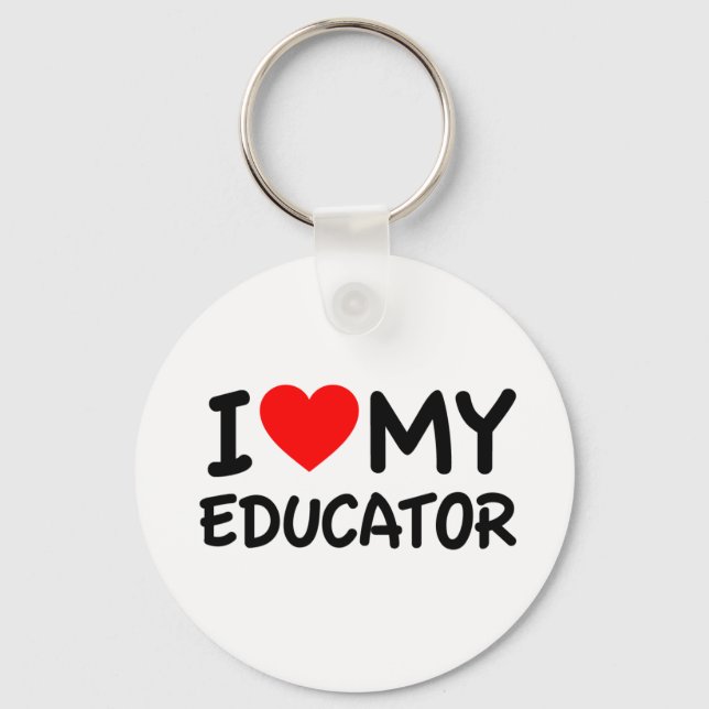 Llavero Amo a mi educador (Anverso)