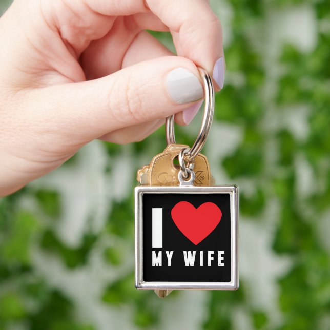 Llavero Amo a mi esposa (Mano)