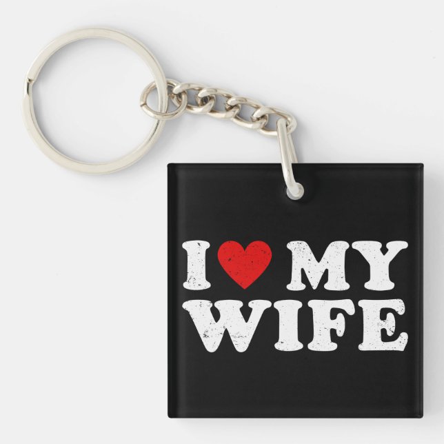 Llavero Amo a mi esposa (Frente)