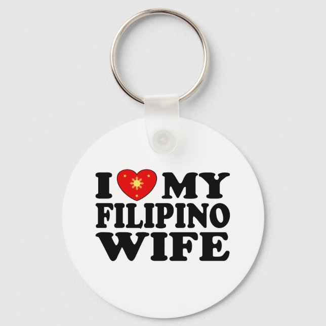 Llavero Amo a mi esposa filipina (Anverso)