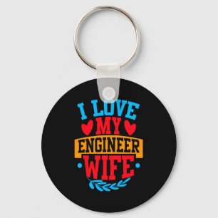 Llavero Amo a mi esposa ingeniera Amo a mi esposa Pareja v