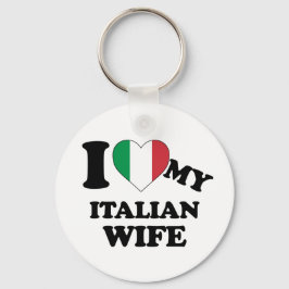 Llavero Amo a mi esposa italiana