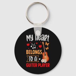 Llavero Amo a mi esposo guitarrista regalos para esposas V