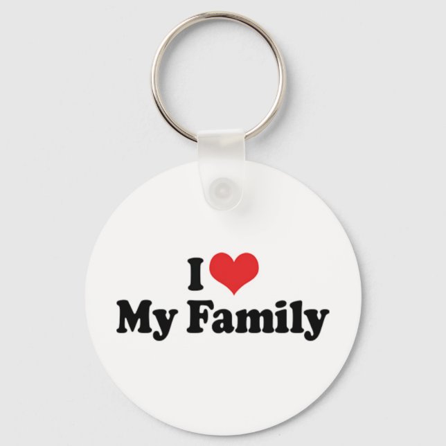 Llavero Amo a Mi Familia (Anverso)