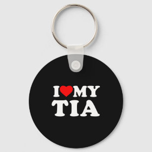 Llavero Amo a mi familia Tia corazón abuela manga larga