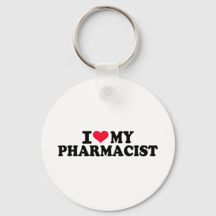 Llavero Amo a mi farmacéutico