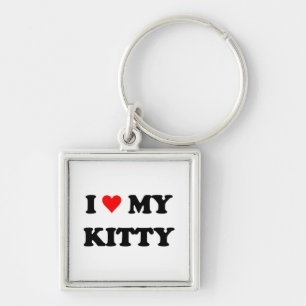 Llavero Amo a mi gatito