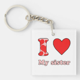 Llavero Amo a mi hermana