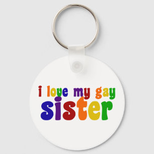 Llavero Amo A Mi Hermana Gay