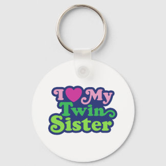 Llavero Amo a mi hermana gemela
