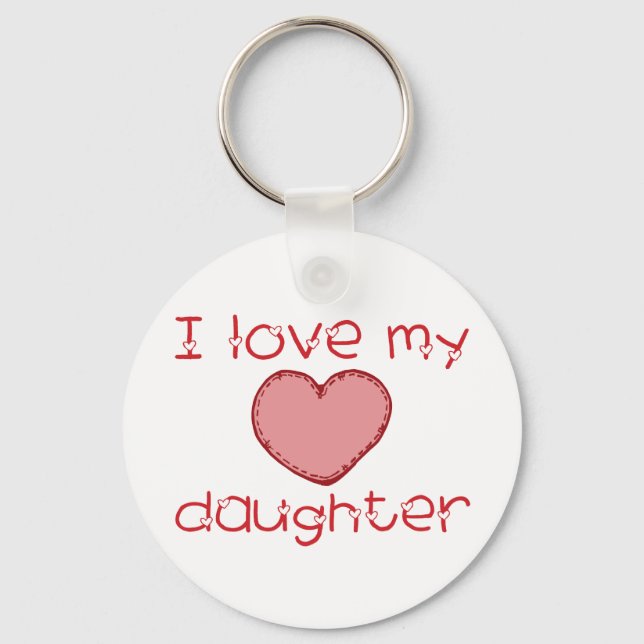 Llavero Amo a mi hija (Anverso)