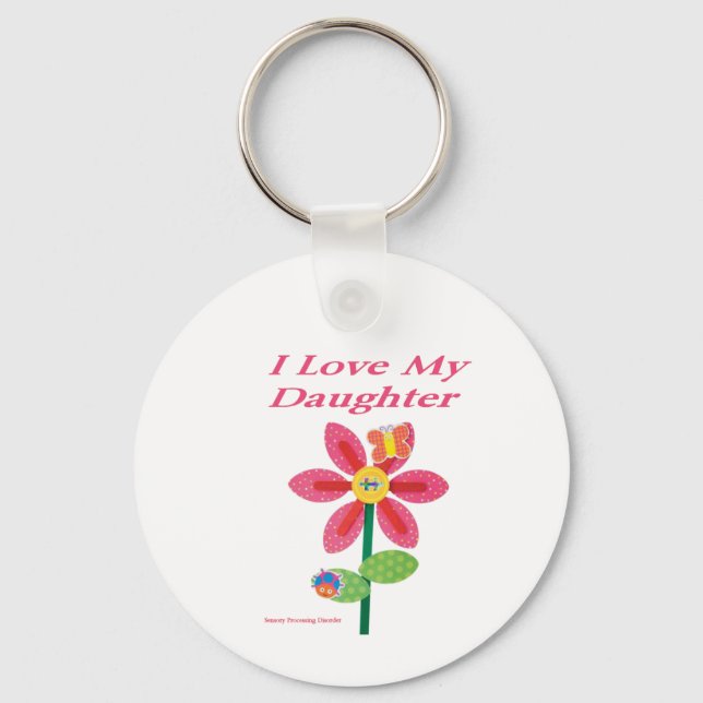 Llavero amo a mi hija spd (Anverso)