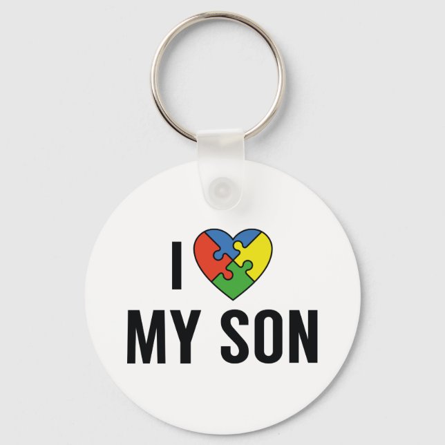 Llavero Amo A Mi Hijo (Anverso)